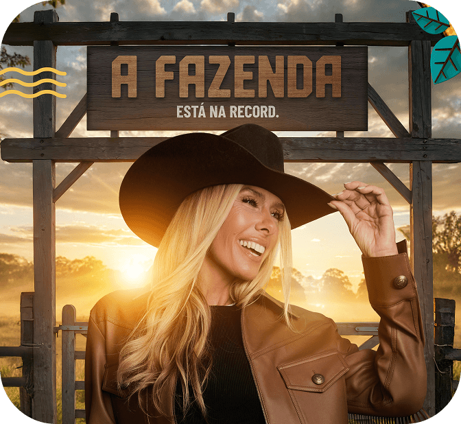 A Fazenda case — Record TV