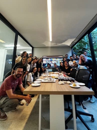Ivoire team together at a get-together